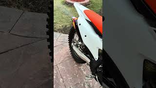 Brand new FMF turbinecore 2.1 slip on finally installed and ready to ride! #ktm #125cc #twostroke