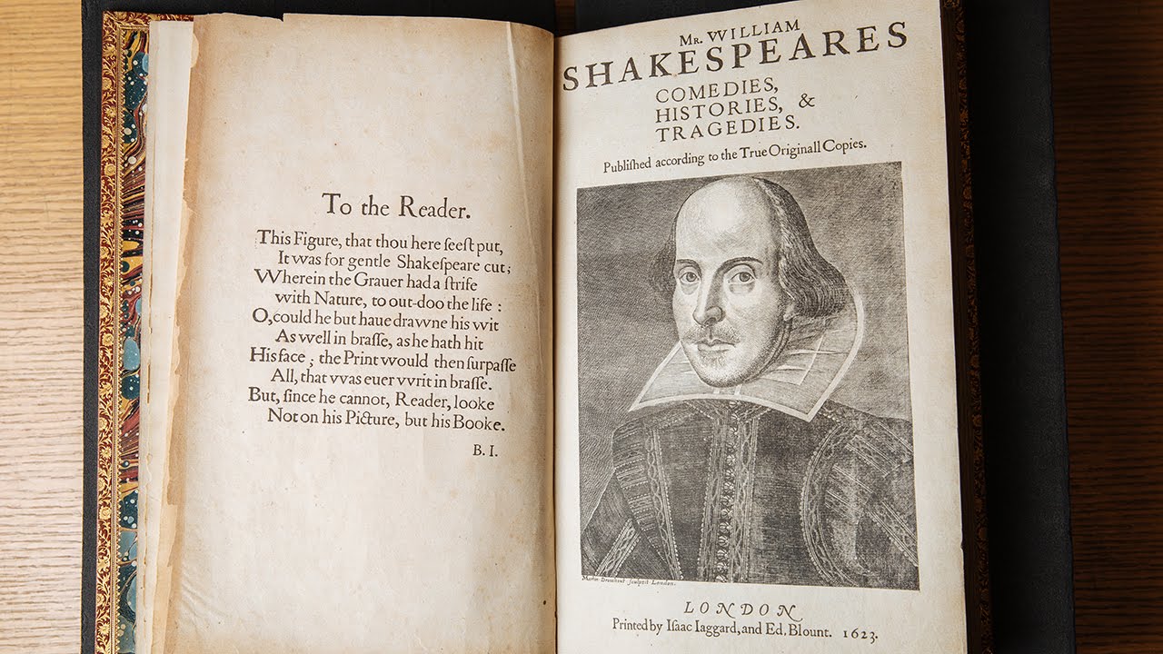 Thumbing Through Shakespeare's First Folio - YouTube