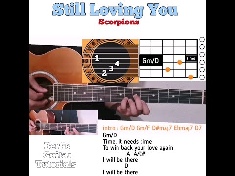 Still Loving You - Scorpions Guitar Chords W Lyrics, Plucking x Strumming Tutorial