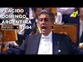 Plácido Domingo en la reinauguración del Teatro Avenida - Canal 9 - 1994