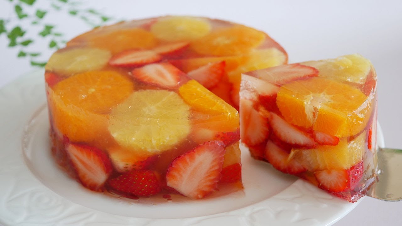 シンプルで美味しい フルーツゼリー Fruit Jelly Youtube