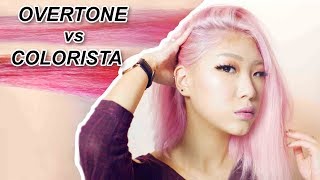 OVERTONE vs L'OREAL COLORISTA Experiement! (pastel pink)