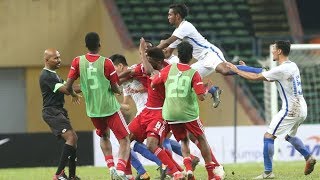 اشتباكات وأحداث مؤسفة بين لاعبي منتخب الامارات وماليزيا | مباراة ودية تحت 23 سنة 10-8-2018