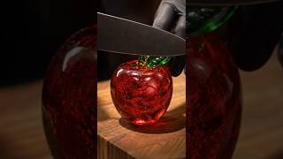 Cutting Glass Apple #ai #aiart #asmr #glasscutting #satisfying#asmrsounds