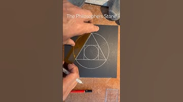 How to draw the Philosophers Stone - Alchemist Symbol. fast