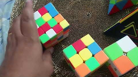 My 5 Cube solve (time-lapse video)