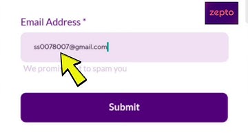 how to change profile email address zepto app | profile ka email kaise badle zepto shopping app me