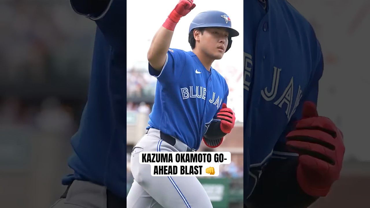 Front row view of Kazuma Okamoto’s home run 🍿 #MLB #BlueJays #Toronto