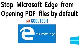 how to ditch microsoft edge as your default pdf reader on windows 10