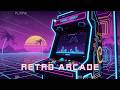 Retro Arcade Night 🕹️ Synthwave Mix Retrowave Music ⚡ Neon Grid Sunset Vibes for Gaming | 4K