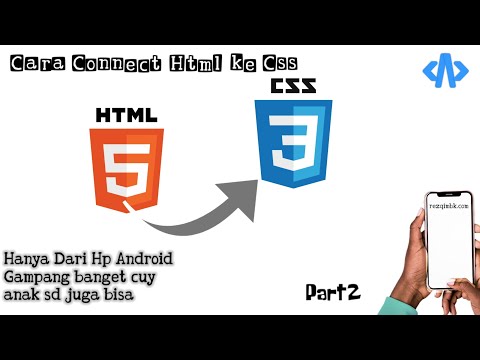 Cara Connect Html ke Css • How to create website from zero, Part2