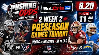 NFL Preseason Week 2 Odds Rams 450 MLB Picks PTO BetCrisAZ