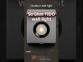 Outdoor wall light