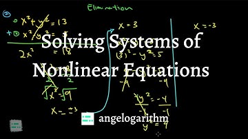Solving Systems of Nonlinear Equations | angelogarithm