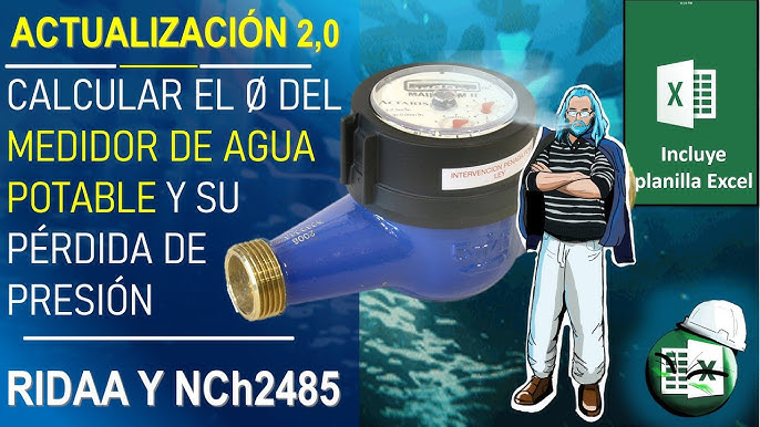 💧Cómo determinar el diámetro del MEDIDOR DE AGUA POTABLE 💧 (Actualización  3.1) 