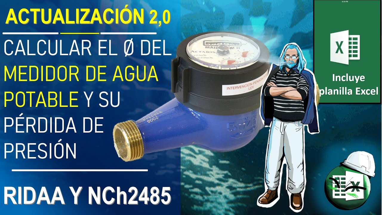 💧Cálculo del Ø del Medidor de Agua Potable💧 