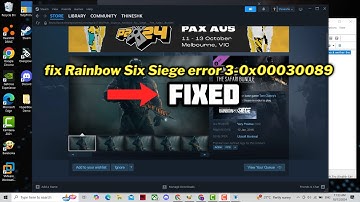 (FIXED) Rainbow Six Siege error 3-0x00030089 in Windows 10/11