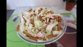 Вкусный и необычный САЛАТ "Аля-Цезарь". Приготовит даже ребенок. Вкусный и необычный САЛАТ "Аля-Цезарь". Приготовит даже ребенок.