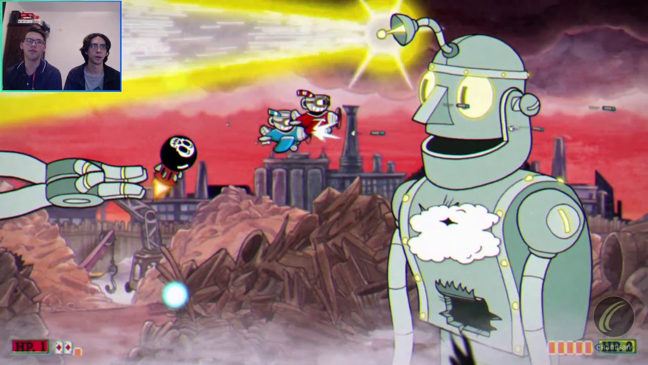 Domingamer - Cuphead parte 14, el robot del basurero - 196/365