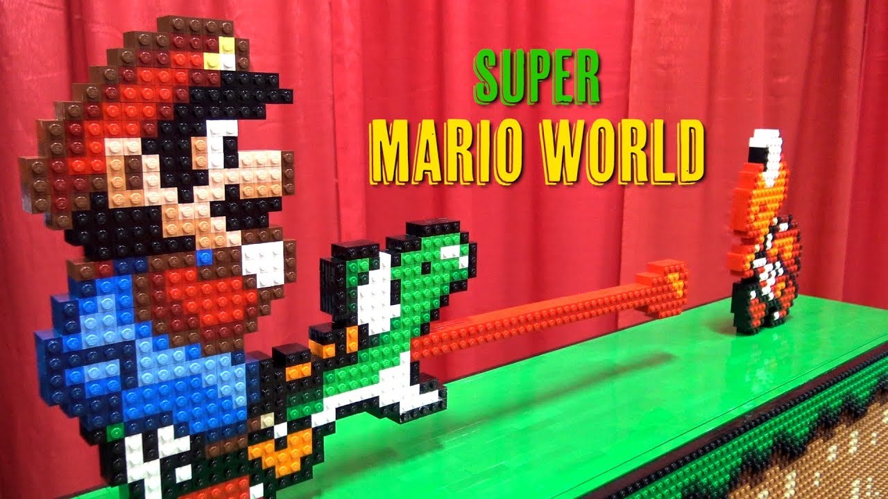 super mario world lego