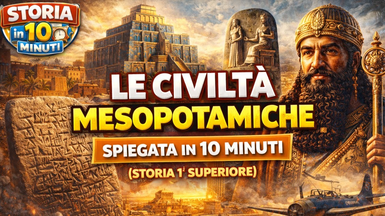 Le Civiltà Mesopotamiche: Origini, Leggi e Innovazioni in 10 Minuti