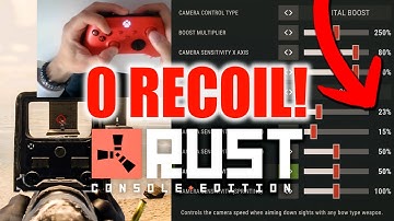 How to Control Recoil LEGIT w/ HANDCAM! BEST Settings, NEW FOV - Rust Console New Gen Edition