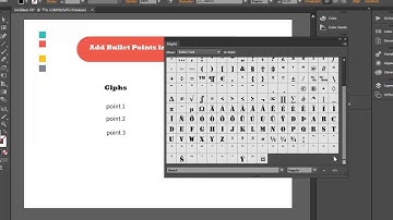 illustrator tutorial: Add Bullet Points in Adobe Illustrator