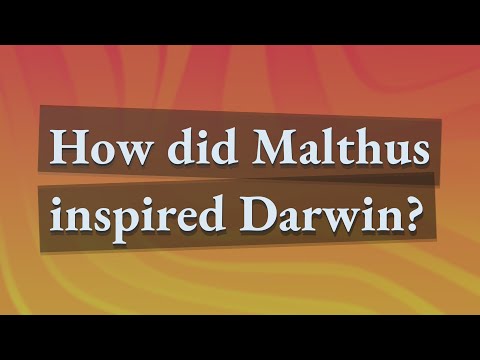 Video: In che modo Darwin è stato influenzato da M althus?