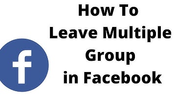 how to leave multiple group in facebook