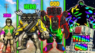 Upgrading ZERO To GOD BLACK TITAN Hulk in GTA 5