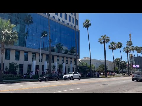Hollywood actors strike continues with Kumail Nanjiani picketing Paramount in Hollywood