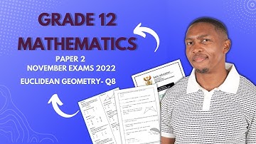 Euclidean Geometry | November 2022 | Question 8 | Mlungisi Nkosi