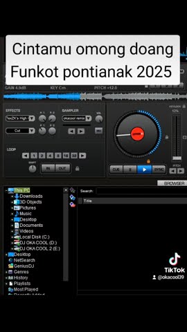 Cintamu omong doang funkot version tiktok viral 2025 #liriklagu