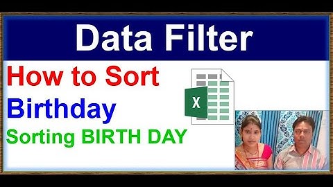 Sort birthdays by month & date only excluding year in Excel | excel |text| month |day| formula