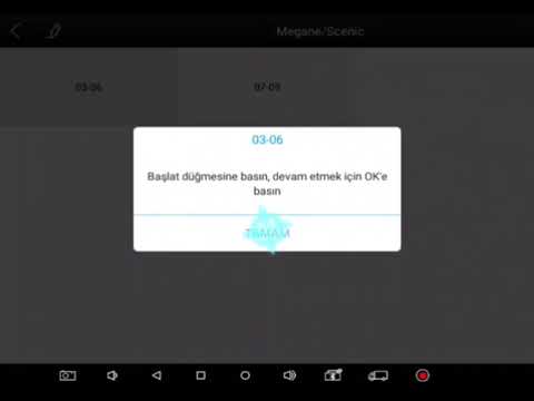 XTOOL PAD 3 TÜRKİYE RENAULT SECENİC YEDEK VE KAYIP ANAHTAR PROGRAMLAMA .
