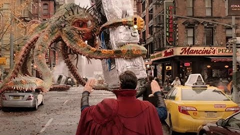 Dr Strange Multiverse of Madness: Shuma-Gorath but with Marvel vs Capcom 3 Dialogue (fight scene)