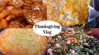 MAKING THANKSGIVING DINNER VLOG!