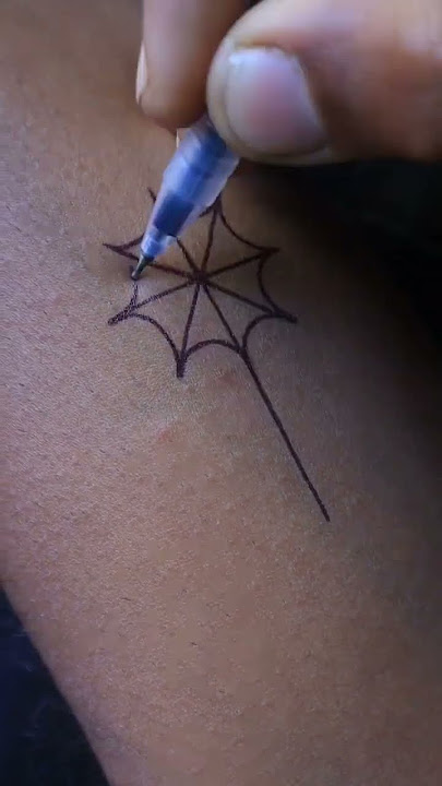 #shorts #artist_kumresh #tattoo #spidertattoo