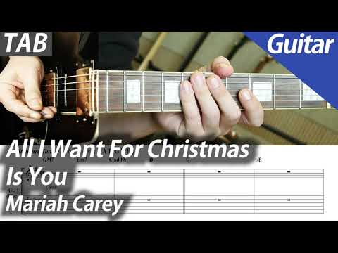 All I Want For Christmas Is You | Guitar / Backing Track - Mariah Carey