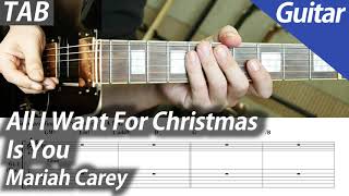 All I Want For Christmas Is You | 기타/배킹트랙 - Mariah Carey by COVER SKILLS