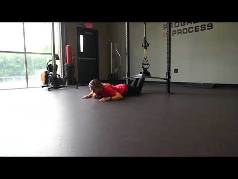 Fast Hamstring Kicks against Band