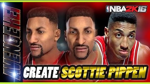 NBA2K16 - How to create Scottie Pippen 1992 Bulls Ver