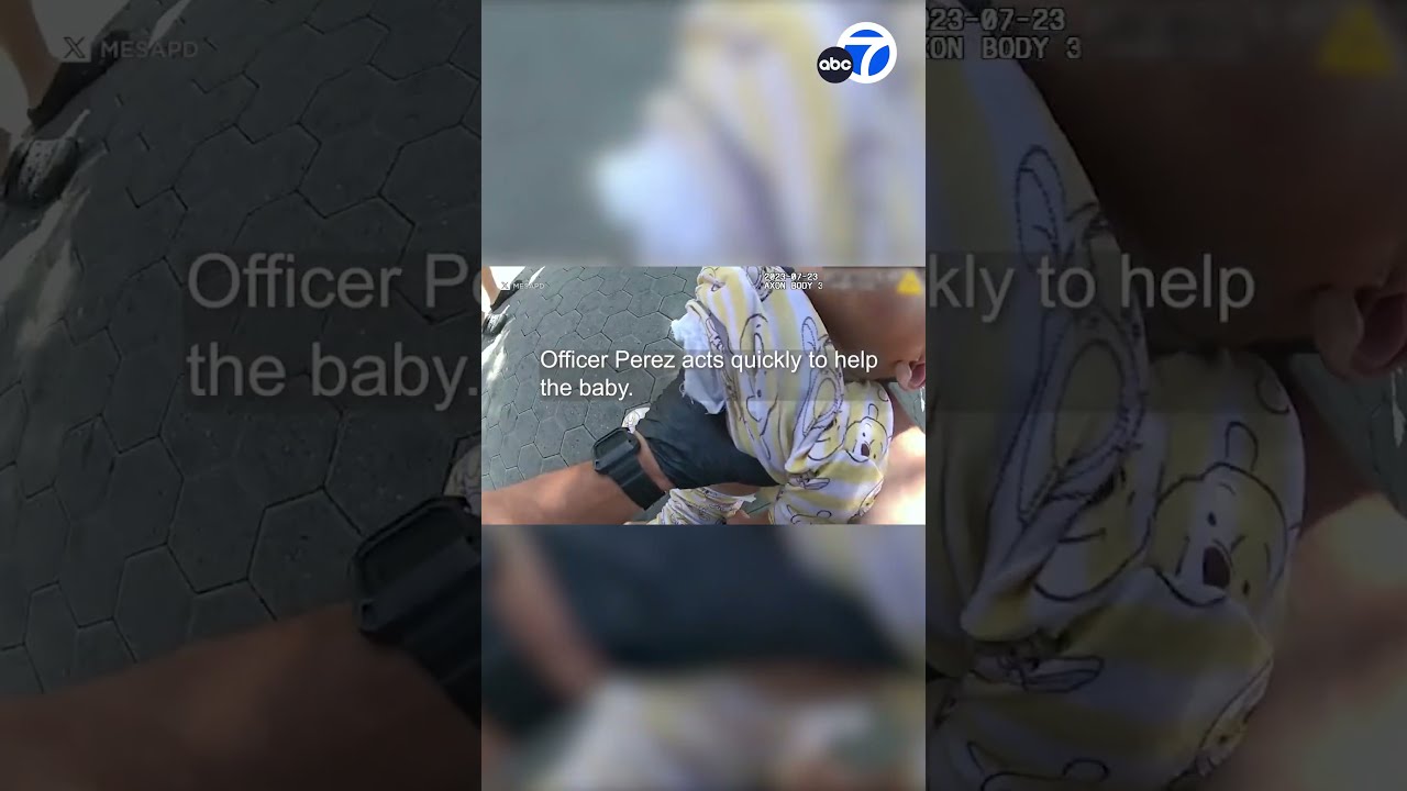 AZ Police Bodycam Shows Baby Rescue After He Stopped Breathing
