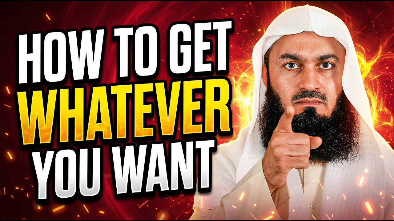 The SECRET to Getting Anything You Want in Life | Mufti Menk | Menk ...