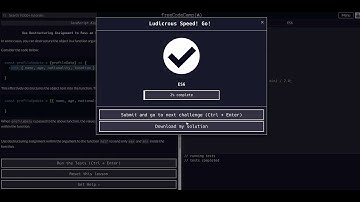 14 Use Destructuring Assignment to Pass an Object as a Function