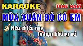 Karaoke Mùa Xuân Đó Có Em Tone Nam I Karaoke 2024 Nhạc Hay Hát Tết I Karaoke Lâm Hiền