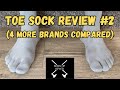 Toe sock comparison 2who makes the best toe socksfour more brands compared