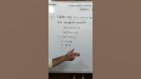exercise 1.1 question no.6part1 #ncert #maths #realnumbers #mathsclass10th #knowledge #maths #ncert