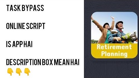 Online Script  of  Retirement Planning app Scrpit