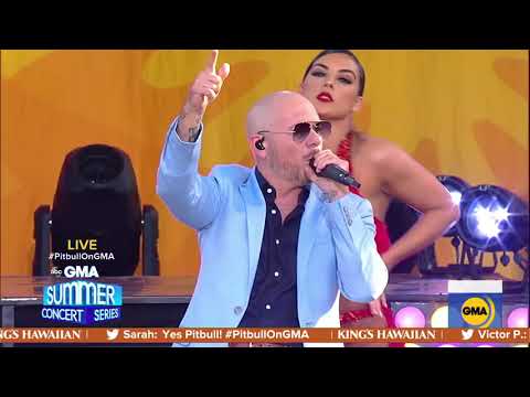 Pitbull Performs '3 To Tango' On Good Morning America